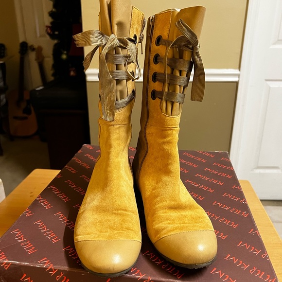 Anika Lace Boot Natural Khaki Crosta & Gorman 6.5 New in Box - Picture 9 of 13